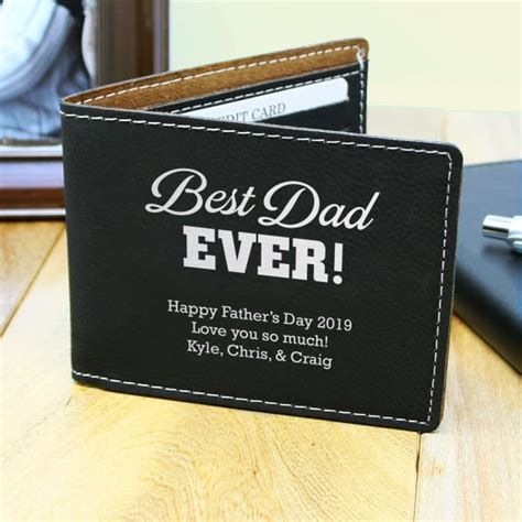 Slender Wallet in Black Father's Day Gift 